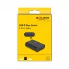 DeLOCK USB Switch 2 PC to 1 Device 5 Gbps Czarny
