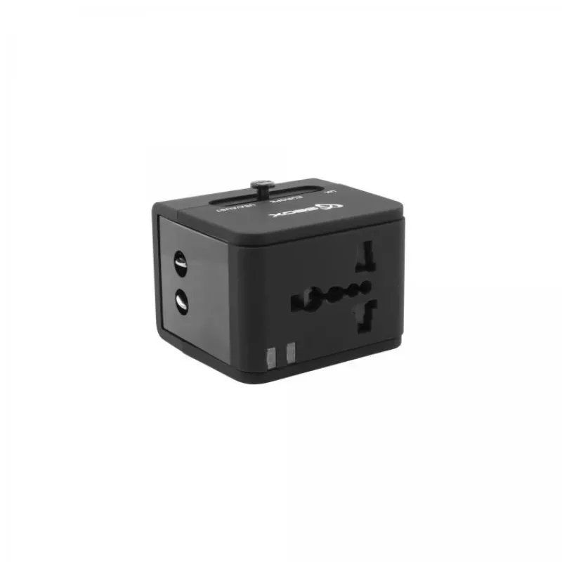Adapter podróżny SBOX TA-23 z podwójną ładowarką USB i uniwersalną kompatybilnością wtyczek