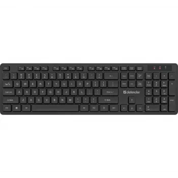 Bezprzewodowy zestaw klawiatura i mysz DEFENDER C-993 RF 45996 — połączenie RF, kompaktowy układ