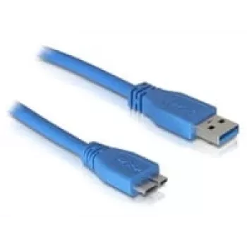 Kabel DeLOCK Micro USB 3.0 1M, USB A, 5 Gbit/s, niebieski