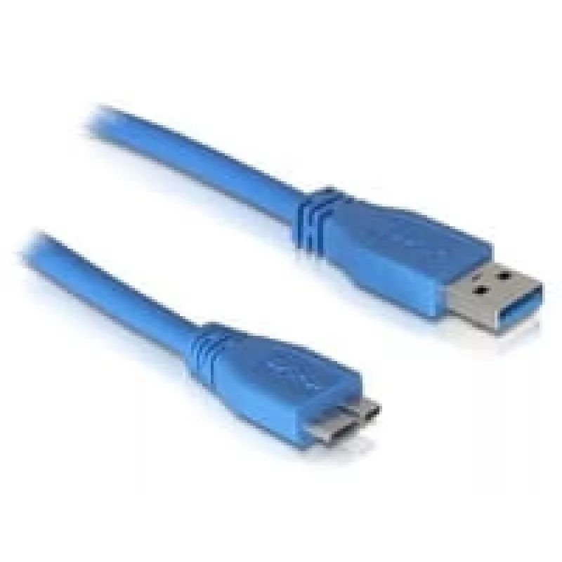 Kabel DeLOCK Micro USB 3.0 1M, USB A, 5 Gbit/s, niebieski