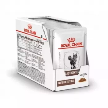 Mokra karma dla kota Royal Canin Gastrointestinal saszetka 85 g — mięso, 12 x 85 g, dorosłe koty, na problemy żołądkowo-jelitowe