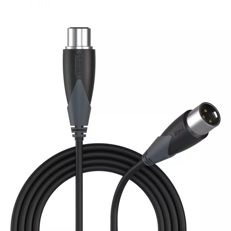 Przewód audio PROCAB CLA901/3 3 m XLR (3-pin) Czarny, Szary
