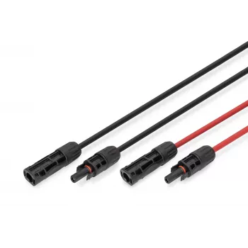 Kabel Digitus DK-SCEC64-0030 4 mm² Złącze MC4 3 m Czarny Czerwony