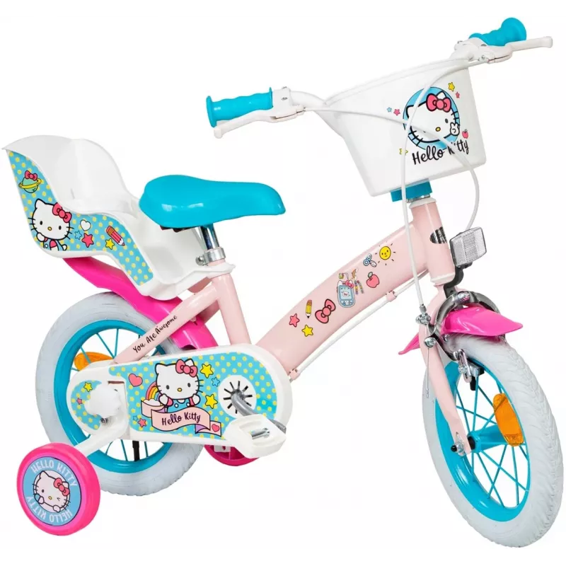 Rower biegowy dla dzieci Toimsa Hello Kitty 12 cali model 1249 — koła 12-calowe, lekka rama