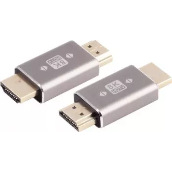 Adapter HDMI-A ShiverPeaks 10-01055 8K metal, pełnowymiarowe HDMI do pełnowymiarowego HDMI