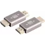 Adapter HDMI-A ShiverPeaks 10-01055 8K metal, pełnowymiarowe HDMI do pełnowymiarowego HDMI