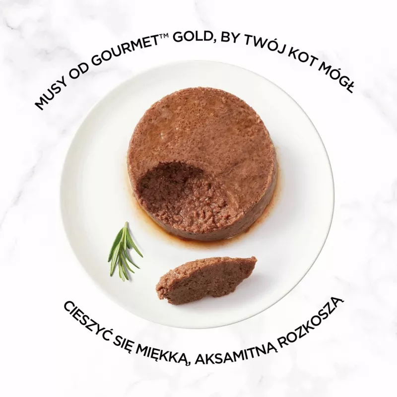 GOURMET Gold Wołowina - mokra karma dla kota - 85g