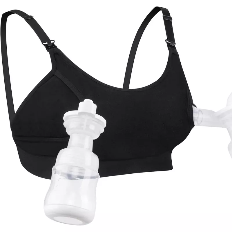 Momcozy YN08 Biustonosz do odciągania HANDS-FREE Czarny 2XL