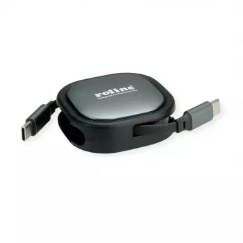 ROLINE USB2.0 zwijany kabel C-C ST/ST 1,2 m – kabel – cyfrowy/dane (11.02.8420)