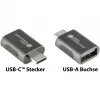 Good Connections Adapter USB 3.2 Gen.1 3.0 wtyczka C na gniazdo USB-A metalowa obudowa galwanizowana (USB-AD302)