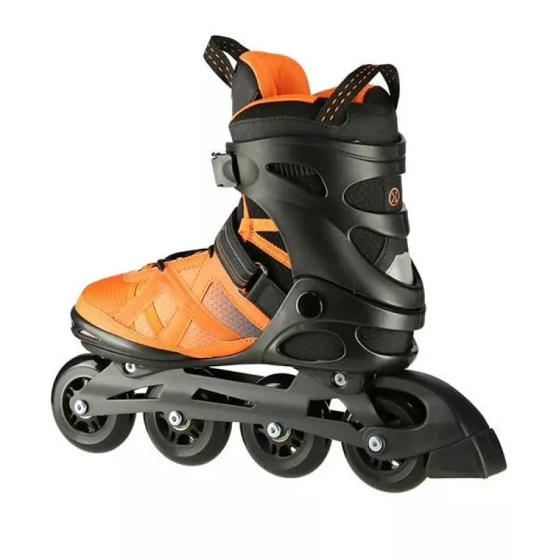 Łyżworolki Nils Extreme NA14112 CZARNO-POMARAŃCZOWE ROZ. 38