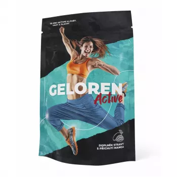 Żelki żelatynowe GELOREN Active Mango 90 szt. / 410 g