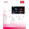 TV TCL 85P81K 85 cali QLED 4K, klasa energetyczna F