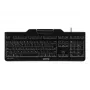 CHERRY KC 1000 SC klawiatura USB QWERTZ szwajcarski czarny