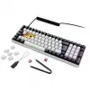 SKILLER SGK50 S2, Gaming Keyboard Biały, układ DE, Gateron Red