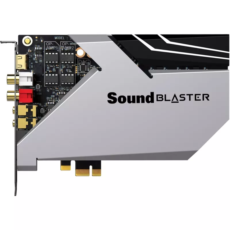 Karta dźwiękowa Creative Labs SoundBlaster AE-9 — odtwarzanie i nagrywanie 32-bit / 384 kHz