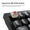 Klawiatura mechaniczna Keychron V1 Ultra 8K — format 75%, QWERTY, Bluetooth, RGB, czarna