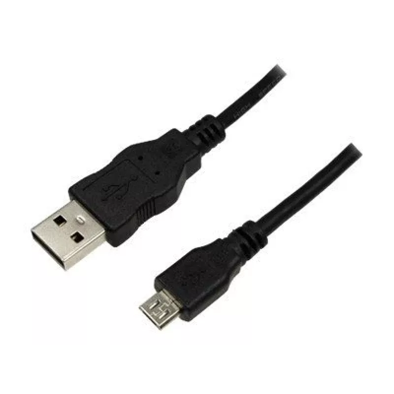LogiLink kabel połączeniowy USB 2.0, 1,8 m, czarny wtyk USB-A - wtyk micro USB-B, zgodny z USB 2.0 (CU0034)