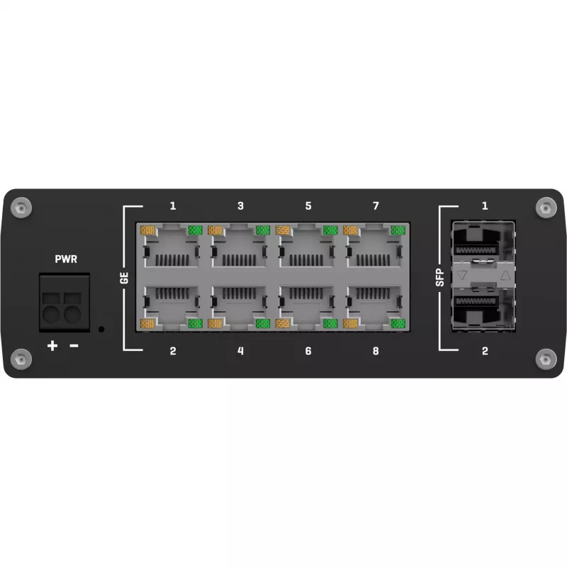 Przełącznik Teltonika TSW210, 8x RJ45, 2x SFP