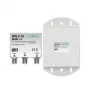axing SPU 21-02 - Kabelkombinierer - 47 - 2200 MHz - szary - srebrny - 120 mm - 30 mm - 70 mm