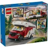 Zestaw konstrukcyjny LEGO City Przyczepa Kempingowa Przygód 60454, 385 elementów, wysokość 80 mm, dla dzieci od 6 lat