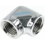 Łącznik kątowy Alphacool HF G1/4 IG na G1/4 IG - chromowany (17041)