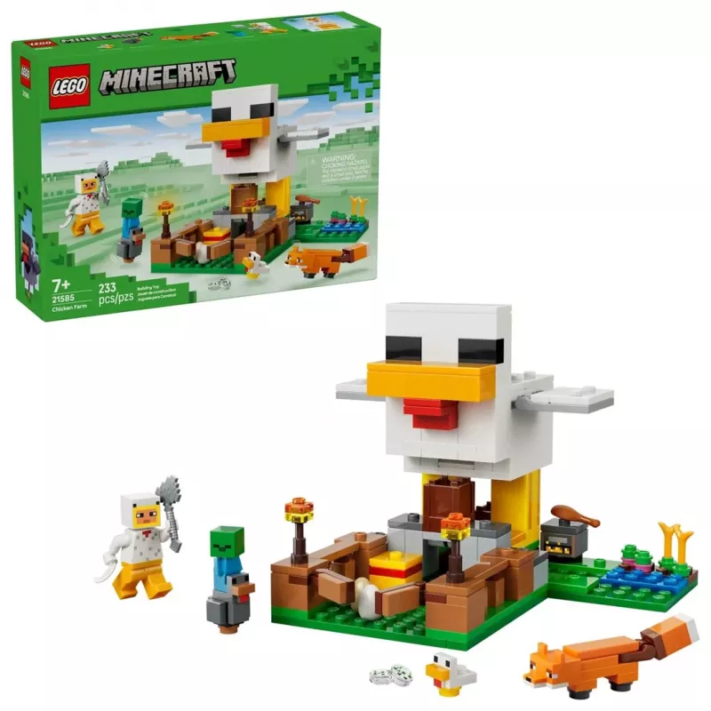 LEGO MINECRAFT 21585 Farmy Kurczaków