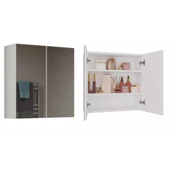 Topeshop POLA 2DL BIEL szafka łazienkowa biała