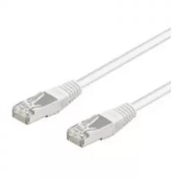 Wentronic Goobay CAT 5e kabel krosowy, SF/UTP, biały, 3 m - CCA miedź Mix (93484)