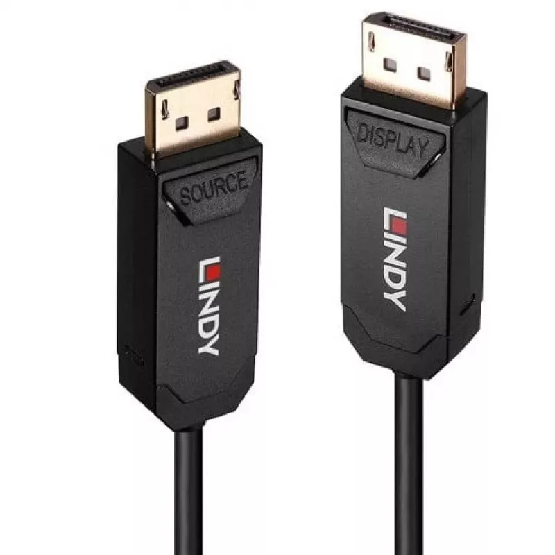 Kabel Lindy 50m Fibre Optic Hybrid DP 2.0 UBHR10