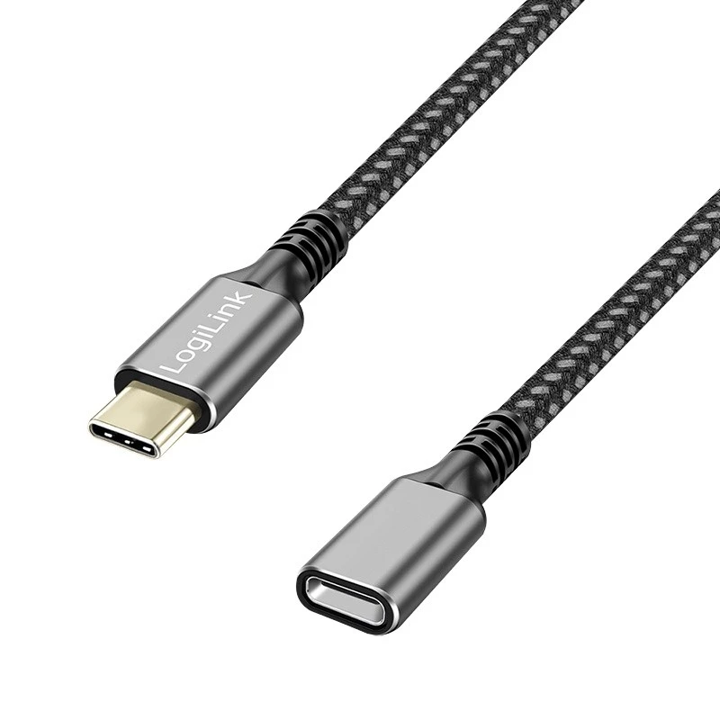Przedłużacz USB 3.2 Gen1 Type-C żeński, PD, 2m