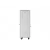 LANBERG 19-calowa 32U stojąca szafa rack 600×600 mm szara z perforowanymi drzwiami i LCD (płaska paczka)