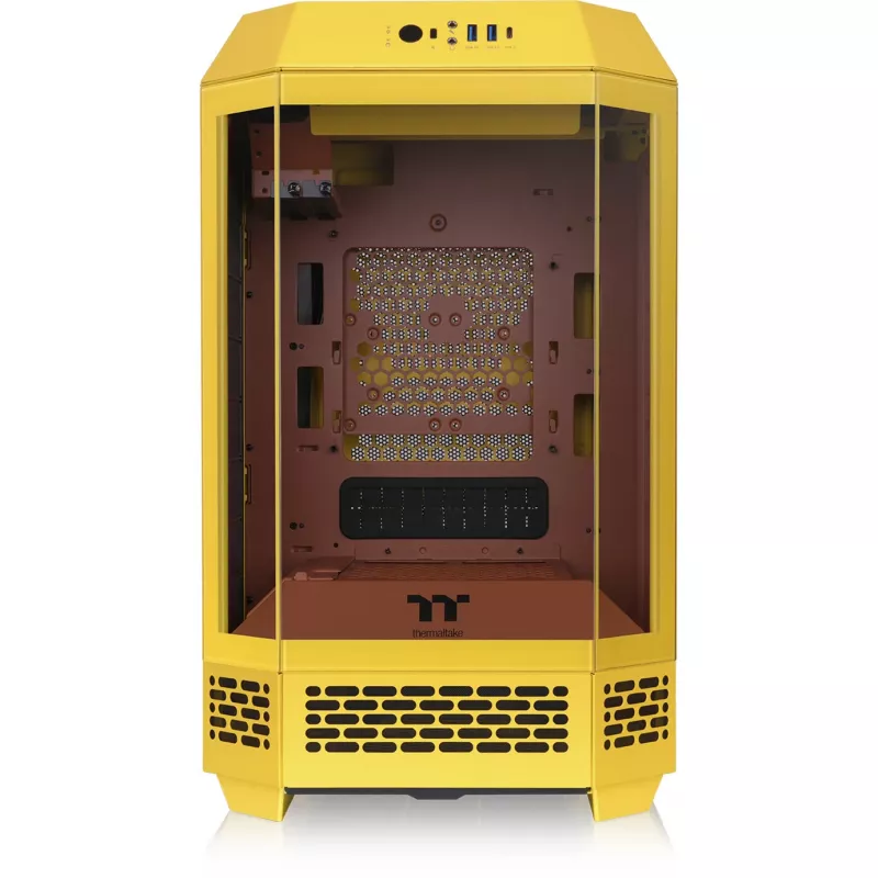 Mini Tower Chassis THERMALTAKE The Tower 250 Butter Caramel — microATX/Mini-ITX, obsługa ATX, kompaktowa obudowa