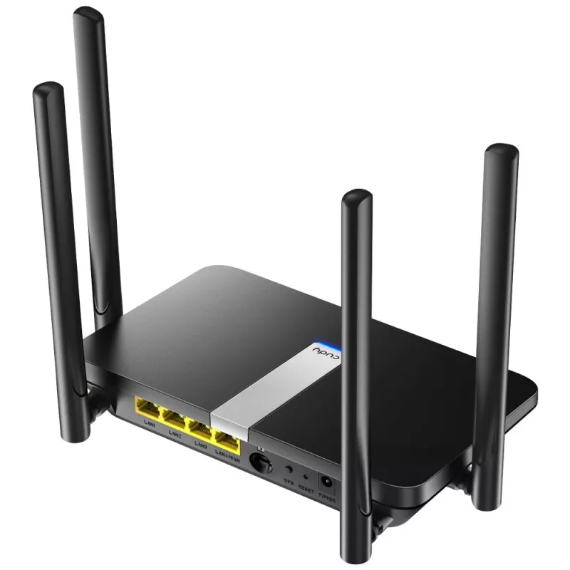 Router bezprzewodowy Cudy LT500 Fast Ethernet Dwuzakresowy (2,4 GHz / 5 GHz) 4G Czarny