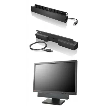 Lenovo USB Soundbar Czarny 2.0 kanały 2,5 W