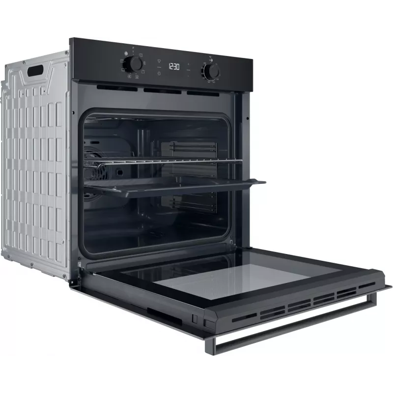Piekarnik INDESIT | IO K55C B | 71 L | Elektryczny | Katalityczny | Elektroniczny | Wysokość 59,5 cm | Szerokość 59,5 cm | Czarny