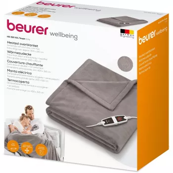 Beurer HD 150 XXL Cosy Taupe koc elektryczny, 200 x 150 cm