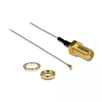 Kabel koncentryczny DeLOCK 88812 0,2 m MHF III (I-PEX) SMA Szary