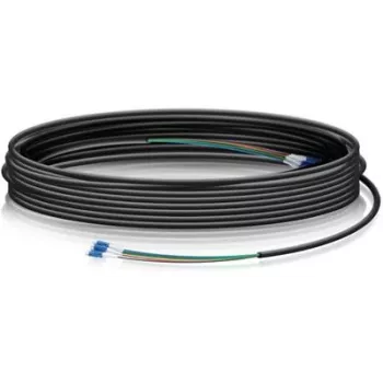 Światłowód jednomodowy LC Ubiquiti FC-SM-300 91,44 m Czarny
