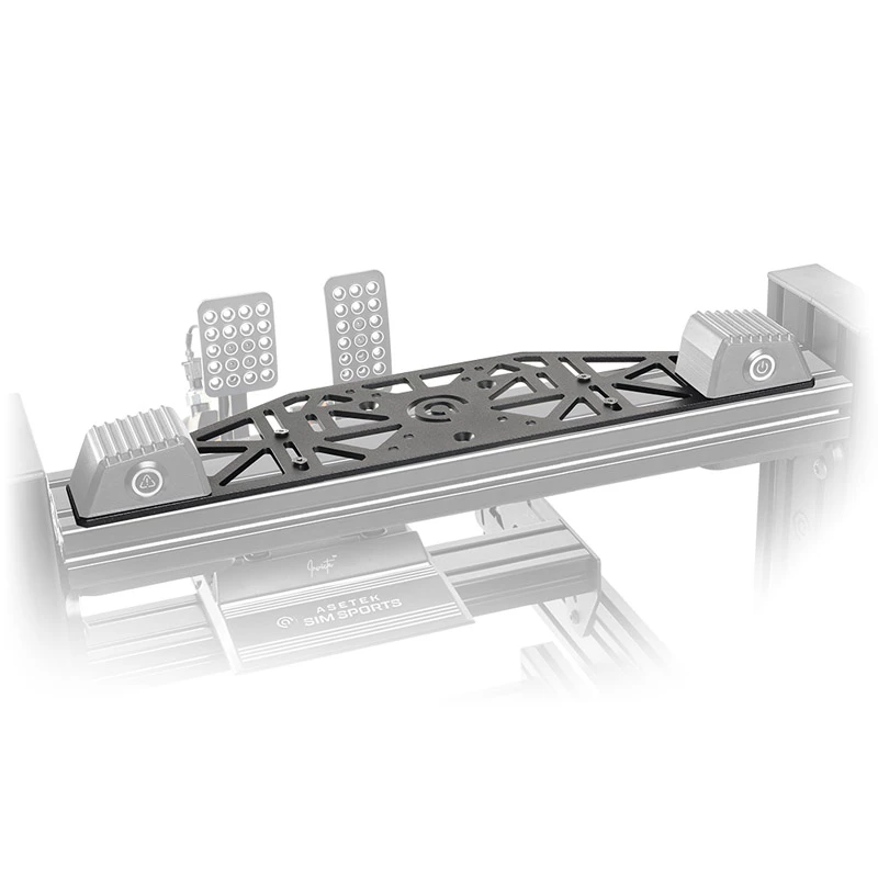 Uchwyt montażowy Asetek SimSports 460×120×5 mm, stal, czarny