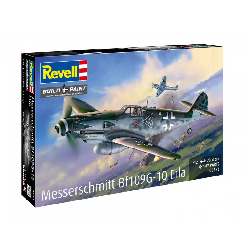 Plastikowy model samolotu REVELL Messerschmitt Bf109G-10 Erla w skali 1:32