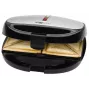 Clatronic ST/WA 3670 opiekacz do kanapek 800 W Czarny, stal nierdzewna