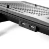 Podkładka chłodząca do notebooka THERMALTAKE CL-N002-PL12BL-A z wentylatorem 12 cm, aluminiowo-plastikowa, 390×277,5×49,3 mm, 1000–1300 obr./min