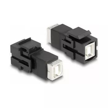 Moduł Keystone DeLOCK USB 2.0 gniazdo typu B do gniazda USB 2.0 typu B czarny