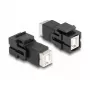 Moduł Keystone DeLOCK USB 2.0 gniazdo typu B do gniazda USB 2.0 typu B czarny
