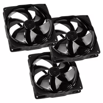 NOISEBLOCKER NB-eLoop B12-PS Czarny Edition 120mm PWM 3-Pack