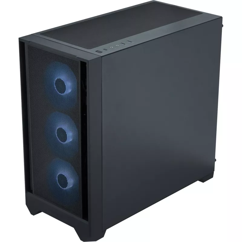 Obudowa PC Silentware Flow 110 A-RGB Czarna — obudowa midi tower, panel boczny ze szkła hartowanego