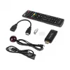 Mini tuner DVB-T2 H.265 HEVC KRUGER & MATZ KM9998, 470–862 MHz, 1 tuner, HDMI, USB, 720p