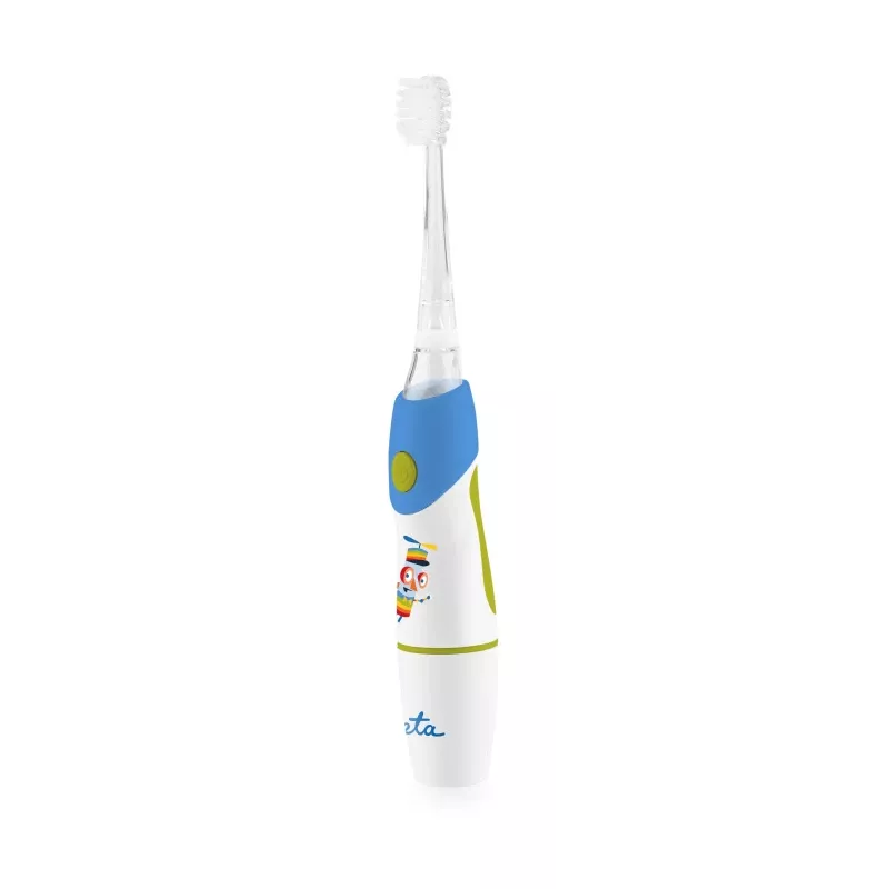 Szczoteczka soniczna dla dzieci ETA Sonetic, zasilana bateriami, niebieska, 175 mm, 1 uchwyt + 1 końcówka